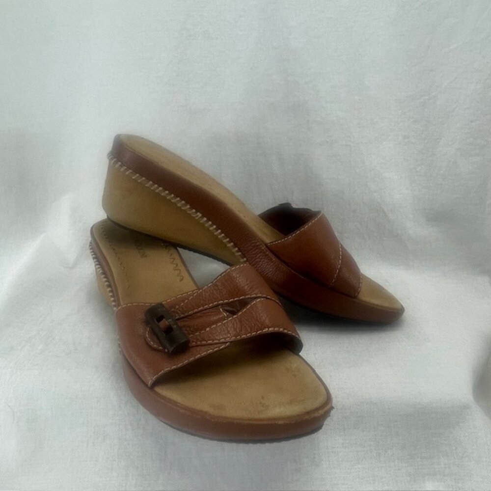 Enzo Angiolini Women's Wedge Slides - Size 10